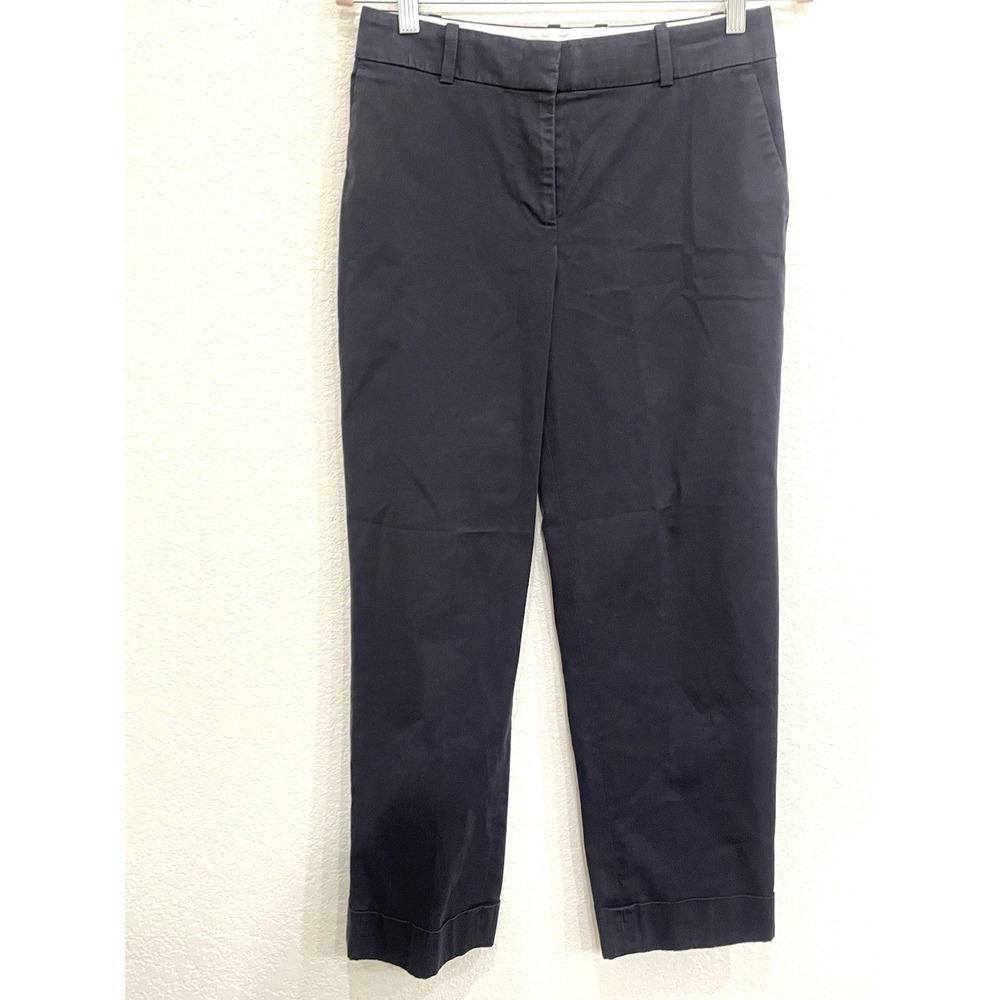 Ann Taylor Women's Dress‎ Pants 2 Black Blue Career Office Business Casual